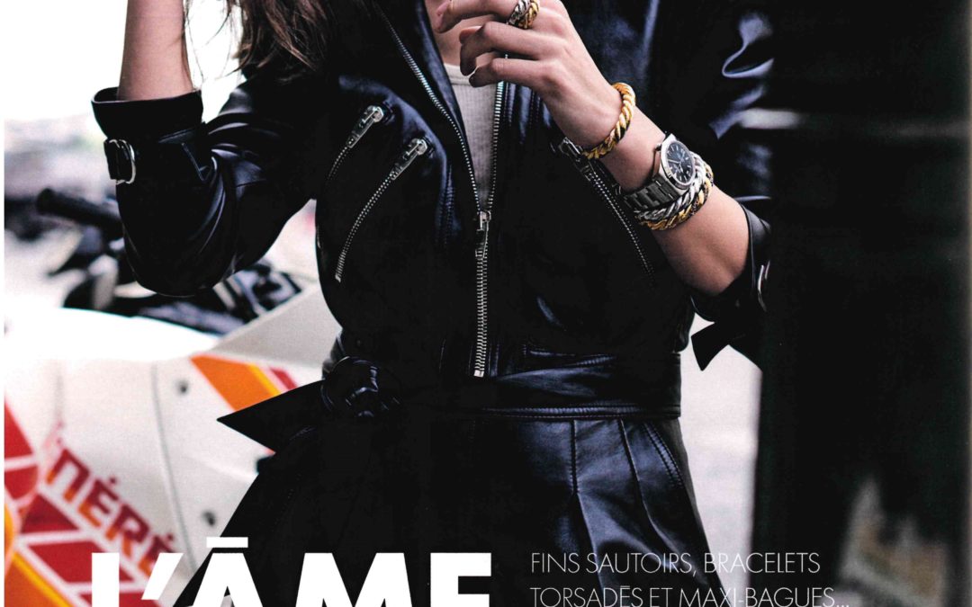 L’ÂME ROCK – magazine ELLE – coiffure mod’s hair par Olivier de Vriendt